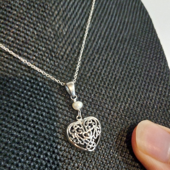 925 heart necklace - Picture 6 of 11